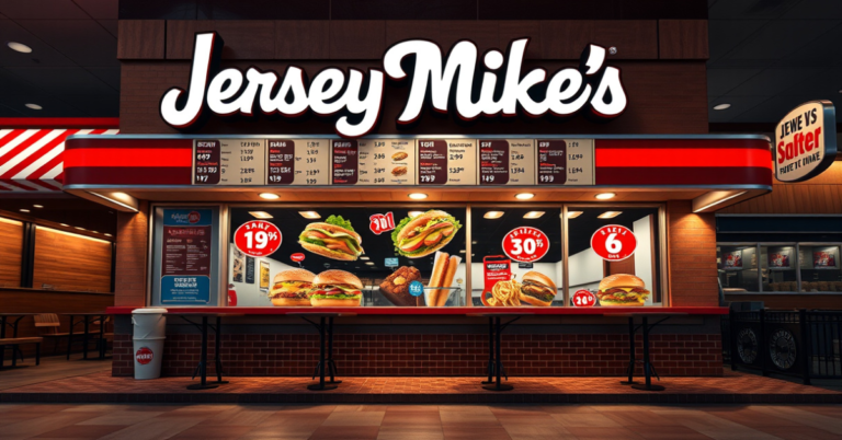 Jersey Mike’s Menu With Prices For 2026