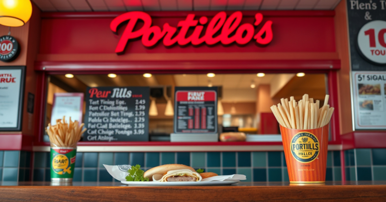 Portillo’s Menu With Prices For 2026