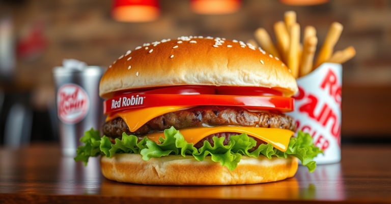 Red Robin Burger Menu With Prices For 2026
