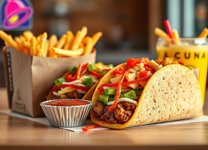 Can I order Taco Bell lunch items as a meal combo?