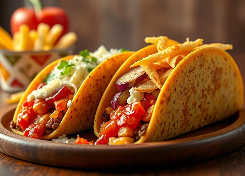What are the spiciest items on the Taco Bell lunch menu?